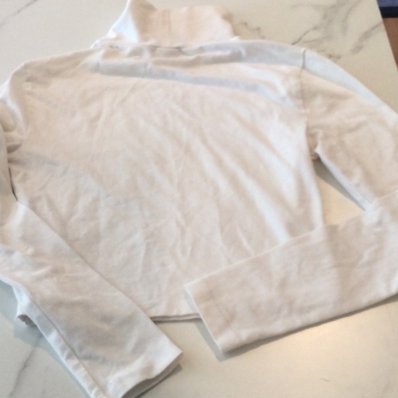 Forever 21 white turtleneck long sleeve tee,small. - Picture 3 of 4